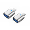 2 Pack USB C to USB 3.0 Adapter, Type C Male to USB Female Adapter OTG for Macbook Pro/Air and Other Type C Devices