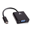 USB Video Adapter USB-C Male to VGA Female, Black