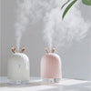 Cute White Deer / Pink Rabbit 220ML Humidifier Air Purifier USB Colorful Light for Home Office Car