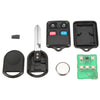 Car Key Keyless Entry Remote Fob 4 Button Transponder Chip 63 for Ford Mercury