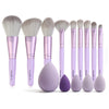 MAANGE 14 Pcs Makeup Brush Set Portable Skin-Friendly Wet-Dry Dual-Purpose Beauty Egg Makeup Tool