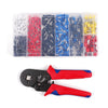 Crimp Tool Kit Ferrule Crimping Pliers with 1200 Electrical Wire Connector Terminal