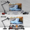2 Tiers Monitor Stand Riser, Computer Monitor Riser Laptop Stand Desktop Organizer with Phone Holder for Home Office Computer, Desktop, Laptop, Printer