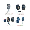 New 2008 - 2012 Honda Accord Repair Kit Remote Key Fob Shell Pad Case