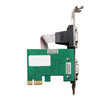 Pcie to Two Serial Ports RS232 Interface Industrial Control Computer Expansion Card Adapter Computer PCI-E Serial Card