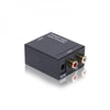 Sonbest Hot Digital to Analog Converter DAC Digital Optical to Analog L/R RCA Converter Toslink Optical to 3.5Mm Jack Audio Adapter Black