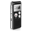 Mini Black Rechargeable 8GB Digital Audio Dictaphone MP3 Player Voice Recorder for Lectures Meetings Interviews