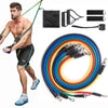 11PCS Resistance Bands Elastic Pull Rope Fitness Exercises Latex Tubes Pedal Gym Workout Yoga
