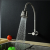 Wall Mount Stainless Steel Kitchen Sink Faucet Single Handle Single Hole Lead Free Single Cold Tap