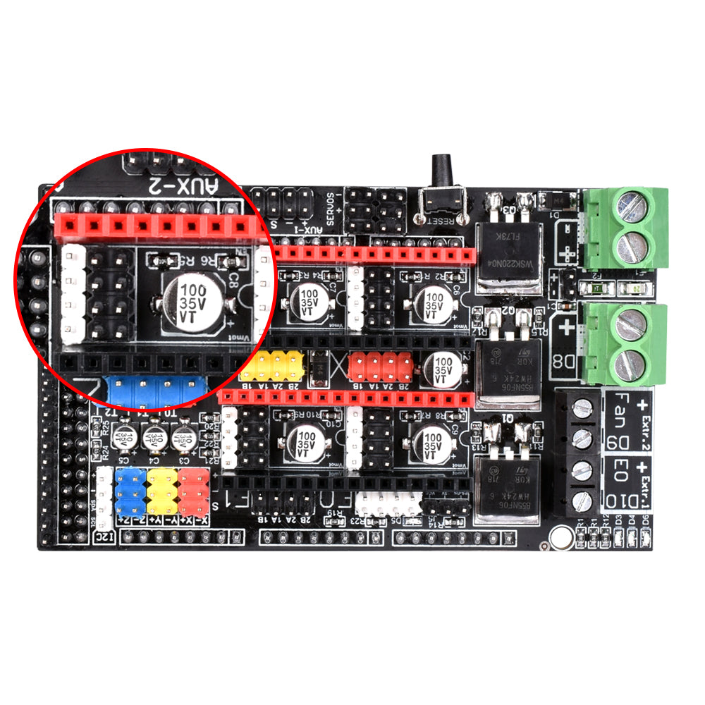 BIGTREETECH Upgraded Ramps 1.6 Plus Mainboard with 4Pcs DRV8825 Drivers Kit Base on Ramps 1.6/1.5/1.4 Control Board for 3D Printer Part
