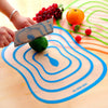Plastic Antibacterial Cutting Board Non-slip Frosted Translucent Fruit Vegetable Chopping Board