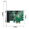 PCI-E RS232 Serial Parallel Port Expansion Card 25Pin PCIE PCI-E for Express Ris