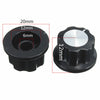 Excellway® A01 Plastic Black Instrument Control Knob Bakelite Pointer For Radio Amplifier