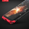 Luphie Metal Bumper+9H Tempered Glass Back Cover Case For Samsung Galaxy S8 Plus