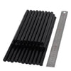 50pcs 7mm x 100mm Black Colored Glue Sticks Hot Melt Heavy Duty Refills for Glue Gun
