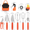 Colohas Garden Tool Set - 32 PCS Heavy Duty Stainless Steel Gardening Tools with Non-Slip Rubber Handle & Durable Storage Tote Bag Gardening Gifts for Women Men