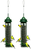 Squirrel Buster Finch Squirrel-proof Bird Feeder w/4 Metal Perches & 8 Feeding Ports, 2.4-pound Thistle/Nyjer Seed Capacity