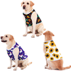 8 Pieces Sublimation Blank Dog Shirt, Heat Transfer Dog Apparel Pajamas, Heat Press Lightweight Puppy Vest, Cool Breathable Dog Clothes for Small Medium Dog Wearing (L)