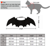 Malier Halloween Cat Costume for Cats Dogs Pet Bat Wings Cat Dog Bat Costume Wings (Small)