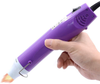 New Heat Gun,mofa Hot Air Gun Tools Shrink Gun with Stand For DIY Embossing And Drying Paint Multi-Purpose Electric Heating Nozzle Heat Gun For Epoxy Resin300W 110V (Purple,White)