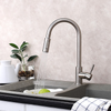 Kitchen faucet - Single Handle One Hole Stainless Steel Pull-out / ­Pull-down / Tall / ­High Arc Vessel Contemporary / Art Deco / Retro / Modern Kitchen Taps