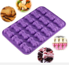 2-Piece Puppy Dog Paw Baking pan, Dog Bone Cookie Cutter Set, Silicone Mold, Ice Cube Mold, Chocolate Mold,Candy Making Molds