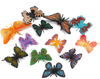 Fantarea 12 PCS Butterfly Animal Model Figure Lifelike Insect Figurine Collection Party Favors Supplies Decoration Cake Toppers Set Education Toys for 5 6 7 8 Years Old Boys Girls Kid Toddlers