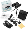10x42 Binoculars for Bird Watching - Professional HD Quality Roof Prism Bird Watching Binoculars for Adults - Perfect for Birding, Travel, Hunting, and Stargazing - Includes Tripod & Phone Adapter