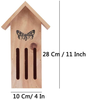 Newooh Wooden Insect House，Butterfly House，Insect Hotel for Butterfly Bees and Ladybugs