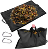 Leaf Bag for Collecting Leaves, Reusable Heavy Duty Gardening Bags, Yard Waste Tarp Garden Lawn Container Gardening Tote Bag-Tarp Trash
