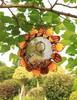 MUMTOP Wild Bird Feeders 14" Metal Sunflower Outdoor Bird Breeders Can Hang in Patio Garden Trees with Hook