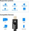USB WiFi Adapter 1200Mbps Techkey USB 3.0 WiFi Dongle 802.11 ac Wireless Network Adapter with Dual Band 2.42GHz/300Mbps 5.8GHz/866Mbps 5dBi High Gain Antenna for Desktop Windows XP/Vista / 7-10 Mac