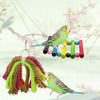 Gcepls 13pcs Bird Parrot Pet Parakeet Chewing Swing Toys for Playground Playing & Preening Birds Cage Bite, Hanging Bell, Hammock Wooden Block Climbing Standing for Conures,Love Birds,Finches,Budgie
