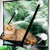 TENGTUNG Cat Window Perch, Jumbo Cat Window Seat Bed Hammock Space Saving Design 360° Sunbath Holds Up to 20lbs for Any Cat Size