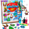 Made By Me Create Your Own Window Art by Horizon Group USA, Paint Your Own Suncatchers. Kit Includes 12 Pre-Printed Suncatchers, DIY Acetate Sheet, Window Paint, Suction Cups and More, Assorted Colors