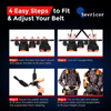Tool Belt for Men with Suspenders Non-Fall Over shoulder,Premium Carpenters tool pouch belt