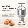 SHIYANLI 2.5L Donut Maker Food Processor Stainless Steel Dispenser Donut Mould Adjustable Size Snack Machine