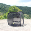 4 EVER Foldable Insect and Habitat Cage, Butterfly Insect Habitat Cage Net Tent Insect Habitat Butterfly Habitat Mantis Cage Feeding Housing Light Transmission Mesh Cage (24 x 24 x 36 inches)