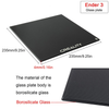 Ender 3 Glass Bed 3D Printer Platform Upgrade Accessories The Surface is Made of Tempered Glass with A Glass Bed Clip 235X235X4MM Suitable for Ender 3 Pro/Ender 5 Pro/Ender 3 V2