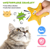 Vitscan Cat Toys for Indoor Cats, Interactive Cat Toy, Cat Chew Toy for Aggressive Chewers Bite Resistant, Crinkle Squeaky Catnip Toys Plush Stuffed Animal Pet Kitten Dog Toys