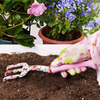 YANZI Garden Tools Set,Heavy Duty Gardening Tools for Gardener,Gardening Gifts for Women,Succulent Hand Tools,Pink