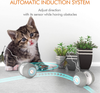 SEFON Robotic Cat Toys Interactive, 1000 mAh Large Capacity Battery Operated with USB Charging, Auto/RC 3 Mode Timed with 4 Feathers/Birds/Mouse Toys for Indoor Cats, All Floors Carpet Available