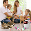 Awaiymi Cat Laser Toy Automatic Interactive Toy for Kitten Dogs,USB Charging- Battery Powered,Placing High,5 Rotation Modes,Fast/ Slow Light Flashing Mode,Automatic On/Off and Silent