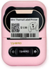 Portable Mini Thermal Label Printer, QR Code Label Maker, Labeler Maker for Food, Mini Name Sticker Barcode Printer for Kitchen, Jar, Cable, Address, Price Tag, Jewelry Compatible Android iOS, White