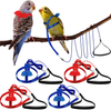 Shappy 4 Pieces Pet Parrot Bird Harness Leash Adjustable Bird Flying Harness Traction Rope with Cute Wing for Parrots Pigeons Budgerigar Lovebird Outdoor Training Toy