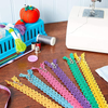 Lace #3 Zippers for Sewing, 25 Colors with Star Pull (12 Inches, 50 Pack)