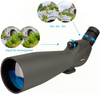 20-60x80 Spotting Scope 80mm Big Objective Lens Newest Lightweight Scope for Bird Watching Target Shooting Archery Outdoor Activities - with Tripod & Digiscoping Adapter Get Beautiful View into Screen