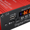 G8 12V Car Audio Stereo Power HIFI Amplifier Bluetooth FM Radio 2CH 200W Support FM AUX SD U Disk
