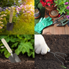 Pure Garden 75-08002 8 Piece Garden Tool and Tote Set Repel-pesticides, 7x4.5, b