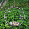 Tenforie Bird Feeder Hanging Tray, Seed Tray for Bird Feeders/Bird Bath, Outdoor Garden Backyard Decorative Great for Attracting Pet Hummingbird Feeder